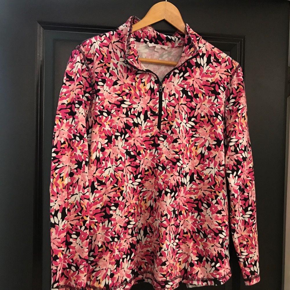 Talbots Lightweight 1/4 zip long sleeve
